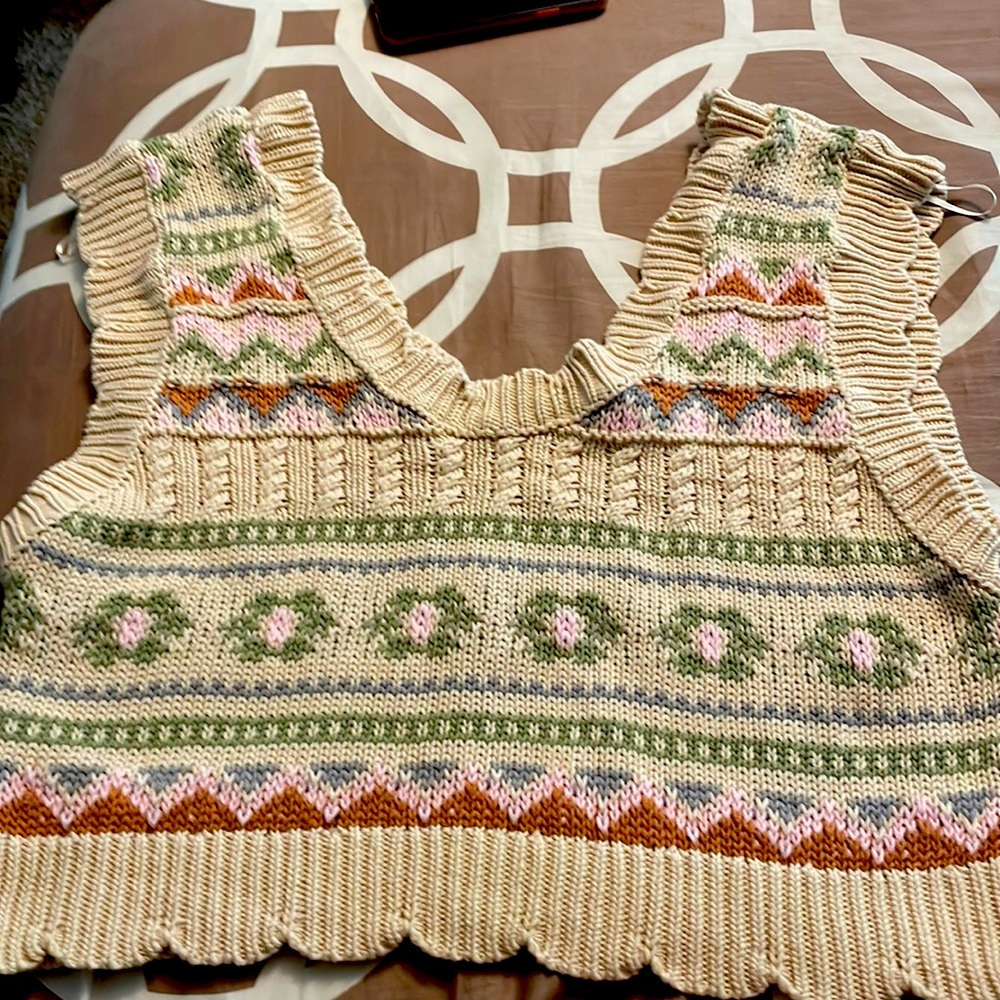 Anthropologie Knitted Sweater, XL